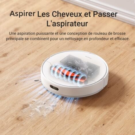 Aspirateur robot Laveur Dreame D10 Plus Aspiration et lavage 4000Pa Navigation Laser