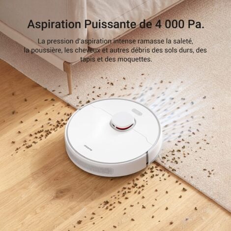 Aspirateur robot Laveur Dreame D10 Plus Aspiration et lavage 4000Pa Navigation Laser