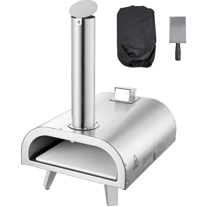 Toboli Gas Pizzaofen Pizzastein 330mm Drehfunktion tragbar Garten Outdoor Pizza