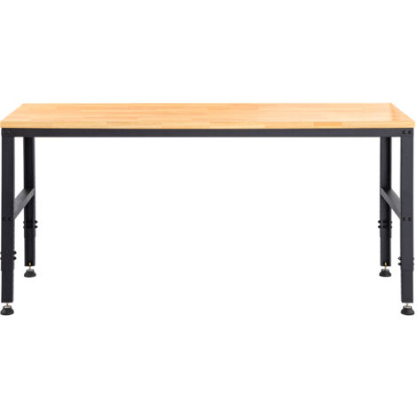 Mophorn Werkbank mit verstellbarer Höhe, 61" L x 20" B, Werkbanktisch mit Steckdose