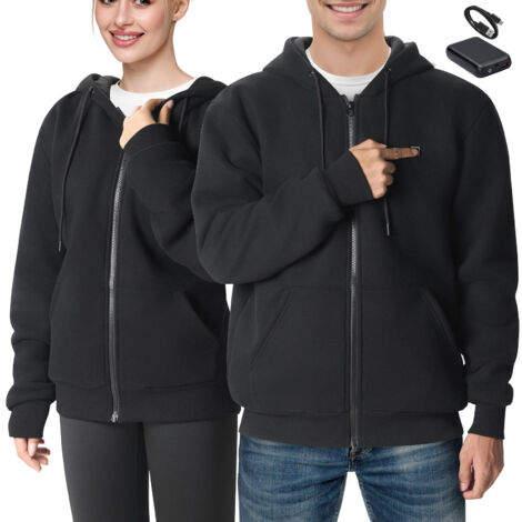 Beheizter Hoodie Für Kinder - Elektrischer Kapuzenpullover Mit 5 Heizzonen