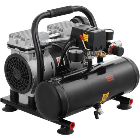 Mophorn Luftkompressor, 1 Gallone Stahltank, 1 PS, 1,5 CFM, 7 Bar ölfreier Luftkompressor & max. 120 PSI Druck, 68 dB ultraleiser tragbarer Kompressor für Autoreparatur, Reifenbefüllung