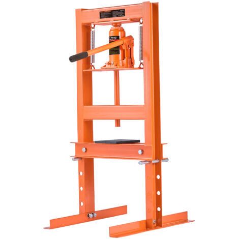 Mophorn 6 Ton Hydraulische Werkstattpresse mit Pressplatten H-Frame Benchtop Press Stand