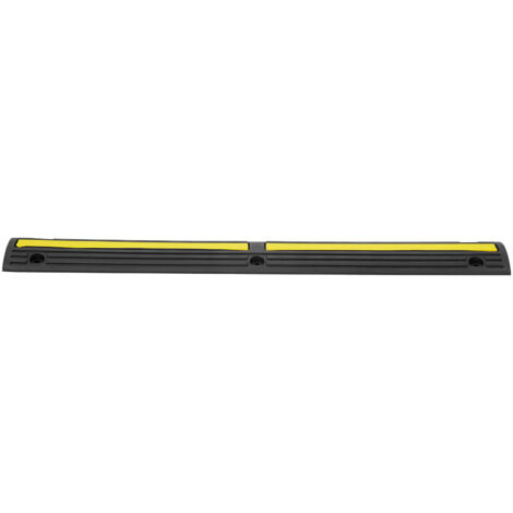 Mophorn 3,28 ft Kabelschutzrampe, 4er-Pack 1 Kanal, 18000 lbs Kapazität, Hochleistungsgummi, für Wohngebiete, Garagen, Gärten