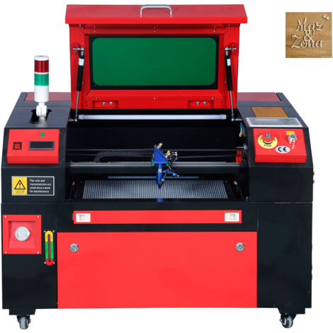 Mophorn 50W CO2-Lasergravierer 300x500mm 800mm/s Laserschneidmaschine mit Luftunterstützung, für Holz-Acryl-Gewebe, Kompatibel mit LightBurn, CorelDRAW, AutoCAD, Windows, Mac OS, Linux