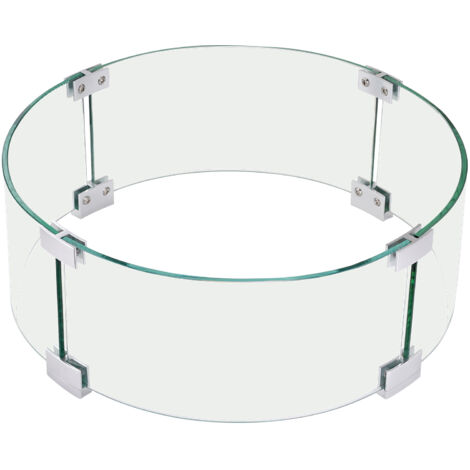 Empava Feuerglas 4,5 Kg – Reflektierendes Gehärtetes Glas Für Gas-Feuerstellen, Black Magic