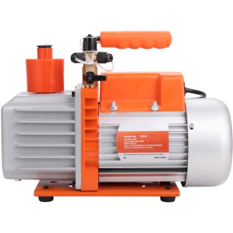 Mophorn 5 CFM HVAC Zweistufige Drehschieber-Vakuumpumpe für Klimaanlagen, für Kältetechnik-Wartung, HVAC-Reparatur, Harzentgasung, Holzstabilisierung