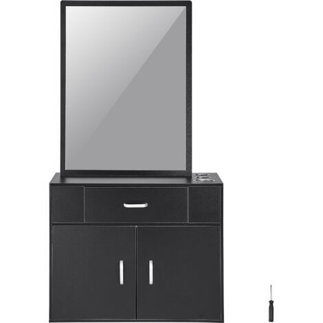 Bambus Saugroboter Schrank - Versteckter Stauraum Mit Glastüren