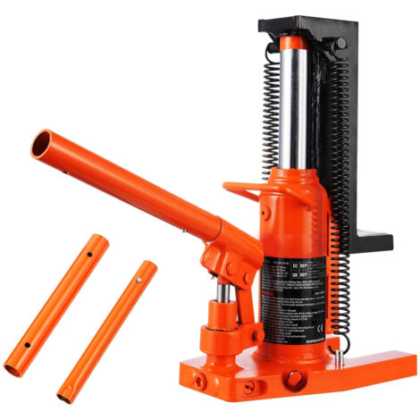 Mophorn Hydraulikheber, 2,5 Tonnen einseitiger Heber, 5 Tonnen maximale Hubkapazität, 0,8-5,3 Zoll Zehenhöhe, 8,9-13,4 Zoll maximale Höhe, lufthydraulischer Klauenheber für Maschinen, Industrie