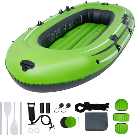 Aufblasbares Kajak 1-2 Personen - Tragbares Schlauchboot Für Angeln & Freizeit | 35mm PVC Wasserdicht