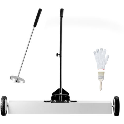 VEVOR Magnetkehrmaschine 36 Zoll (91 Cm) – 25 Kg Zugkraft, Ausziehbarer Griff, Für Nägel & Metallabfälle
