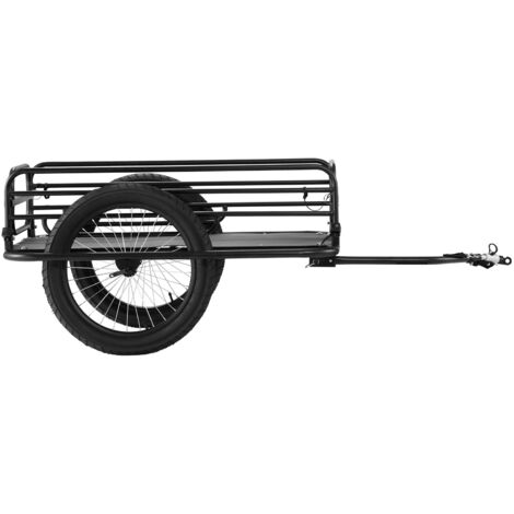 Mophorn Fahrrad-Lastenanhänger, 275 lbs Kapazität, robuster Fahrradwagen, faltbar und kompakt, Schnellverschluss, Universalkupplung, 20-Zoll-Räder, passend für die meisten Fahrräder