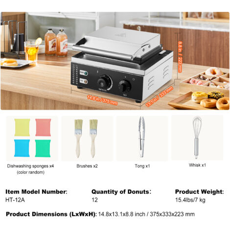 Kommerzieller Schornsteinkuchen-Ofen – 1500W, 50–300°C, 2 Edelstahl-Walzen – Für Eiswaffeln, Baumstriezel In Restaurants & Imbiss