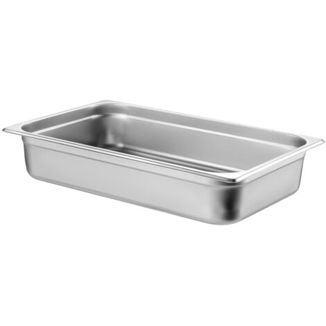 VEVOR 6x Dampfpfannen Edelstahl - 1/2 Größe Für Gastronomie