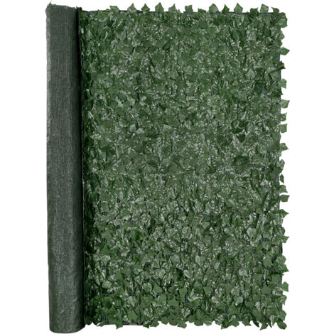 Mophorn Efeu-Privatsphärenzaun,1830x2440mm künstlicher grüner Wandbildschirm.Mit Netzstoffrückseite und verstärktem Gelenk.Künstliche Heckenrebenblatt-Dekor,Verwandeln Sie Ihren Raum