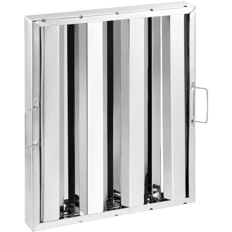 Dunstabzugshaubenfilter Edelstahl - 300x252x9 Mm 5-lagig Aluminisiert