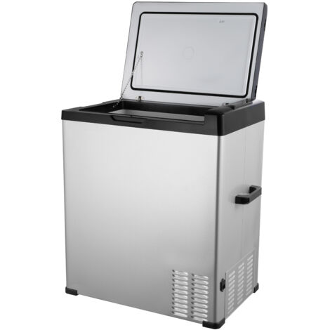 Mophorn Autokühlschrank, tragbarer 12-V-Gefrierschrank, 70-l-Einzelzonenkühler, -20 °C bis 20 °C einstellbar, 12/24 V Gleichstrom und 100–240 V Wechselstromkompressor