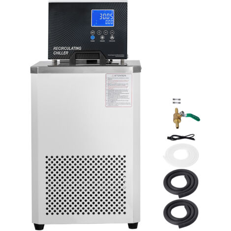 Mophorn Labor-Kühl-/Umwälzthermostat, 6 l, -20 °C – 100 °C, LCD-Anzeige, Edelstahl 304, Doppelzirkulation, für präzise Experimente und den industriellen Einsatz