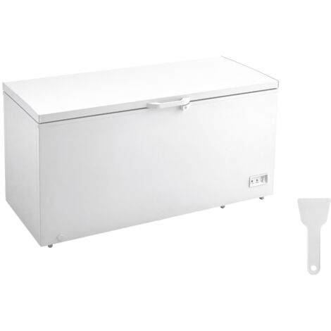 Mophorn Chest Freezer - 17.2 cu.ft / 488 L Capacity, 4 Removable Baskets, 7-Level Temp Adjustment, LED Light, 6 Wheels, Lockable Lid for Home & Commercial Use.
