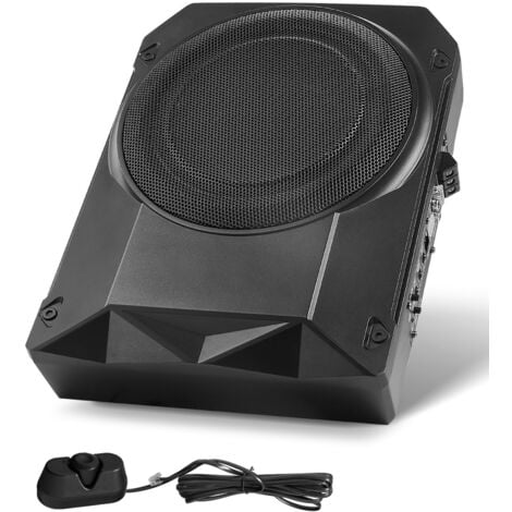 POTYYH 8 Zoll Aktiv Subwoofer Untersitz - 200W Für Auto & SUV