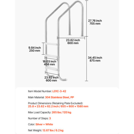 Intex Poolleiter Für 107 Cm Wandhöhe Pool Mit Intex Poolabdeckung