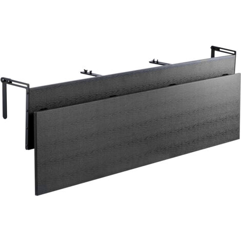Mophorn 30,5 x 149,9 cm großer, klappbarer Balkontisch, Stehtisch für den Außenbereich, Tragkraft 22,7 kg, passend für Geländer von 2,5 cm bis 15 cm, Serviertisch für Terrasse und Deck