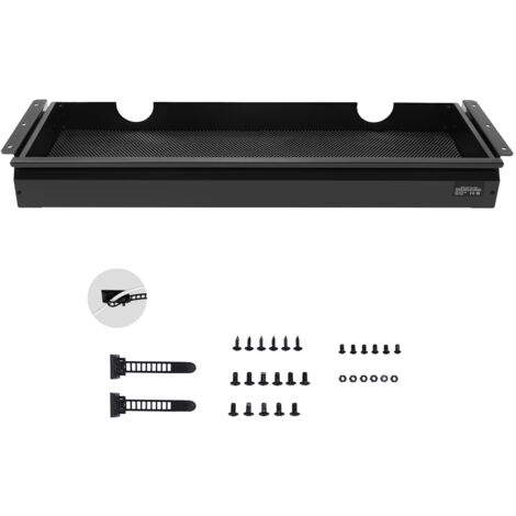 PAMENET Schublade Für Unter Den Schreibtisch - Selbstklebender Organizer Schwarz