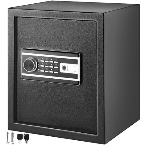 Mophorn-Safe, 1,7 Kubikfuß großer Geldtresor mit Fingerabdruckschloss und digitaler Tastatur, feuerfester Heimtresor mit abnehmbarer Ablage, wandmontierter Sicherheitstresor für Bargeld, Uhren