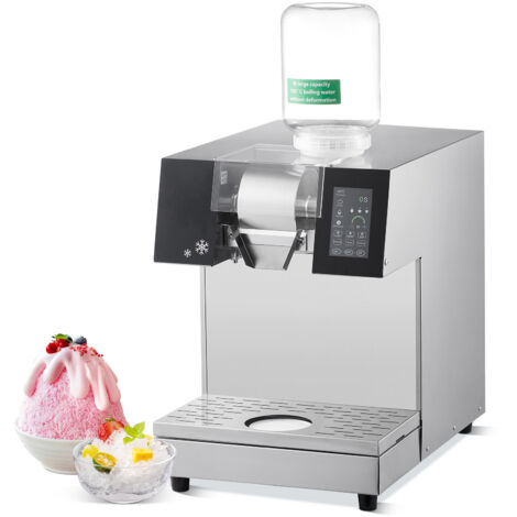Mophorn Kommerzielle Schneeflocken-Eismaschine von, 235 kg/24 h, Edelstahl, elektrischer Schneekegel-Maker mit Flüssigkeitskühlsystem für schnelle Wärmeableitung, ideal für Eiscreme (1/5)