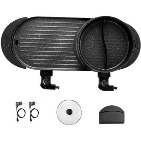 2-in-1 Elektrogrill & Hot Pot - 2200W Multifunktionsgrill Mit Temperaturregelung Für Familien & Partys