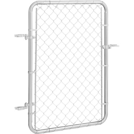 Mophorn Gartentür, 117x81 cm, Maschendrahtzaun Tor, geeignet für Öffnungen von B 60,96-182,88 cm x H 121,92 cm, verzinktes Zauntor für Garten und Hof, Pfosten nicht enthalten (1/5)