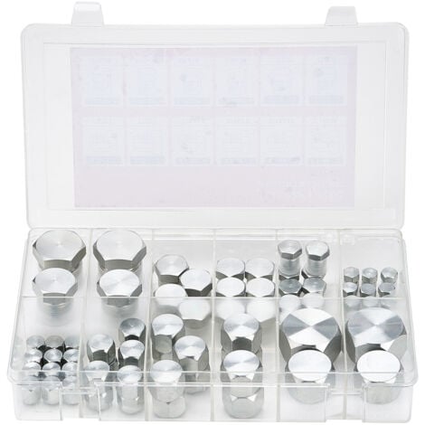 JIC ORFS Hydraulik Kappen Set - 148-teilig Für Schlauch- Und Rohrverschraubungen