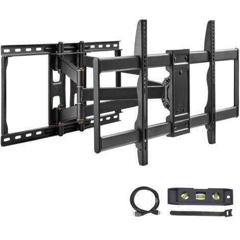 Mophorn Full Motion TV-Halterung für 37-90 Zoll Fernseher, schwenkbare und neigbare Wandhalterung mit 4 Gelenkarmen, max. VESA 600 x 400 mm, trägt bis zu 165 lbs