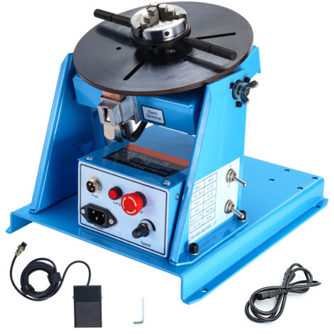 Morphron Drehschweißpositionierer 10KG,0-90°verstellbarer Drehtisch mit 8,1-Zoll-Spannfutter,1-12 U/min 20W.Portable und vielseitig für Schneiden,Schleifen,Montage und Prüfung von Schweißaufgaben (1/5)
