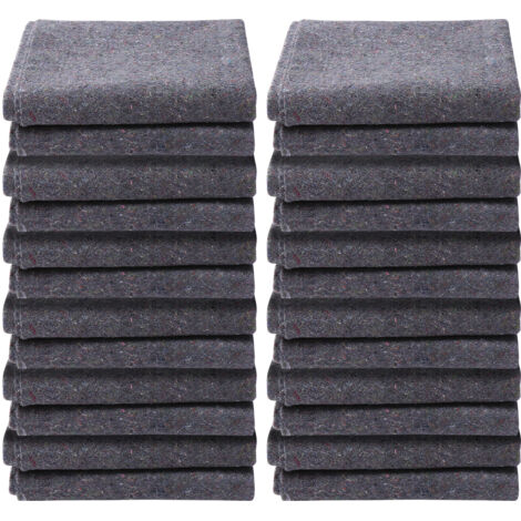 Mophorn Umzugsdecken, 183,9 x 137,2 cm, 9,5 kg/dz, 12er-Pack Pads aus recycelter Baumwolle, strapazierfähig zum Schutz von Möbeln und Böden