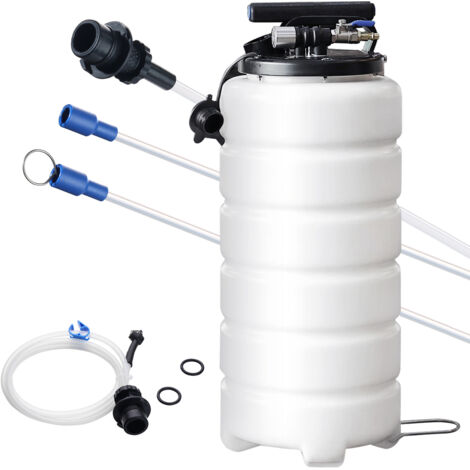 Mophorn-Flüssigkeitsabsauger, 4 Gallonen (15 Liter), pneumatischer/manueller Ölwechsler-Vakuumabsauger mit Ölmessstab und Saugschlauch, Ölwechselpumpe für Vakuumevakuierung von Kfz-Flüssigkeiten