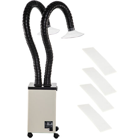 Mophorn Lötrauchabsauger - 150 W, 106 CFM Rauchabsorber, 3-stufige Filter, 3 Geschwindigkeiten mit Schlauch zum Löten, Lasergravieren und DIY-Schweißen
