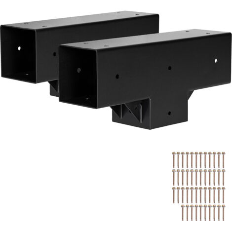 SpeTool 24-Zoll Plattenklemme, 4-Wege-Parallelklemme – 2er-Set, Für Holzplatten 1/4-3 Zoll, Stahl, Für Tischplatten & Schränke