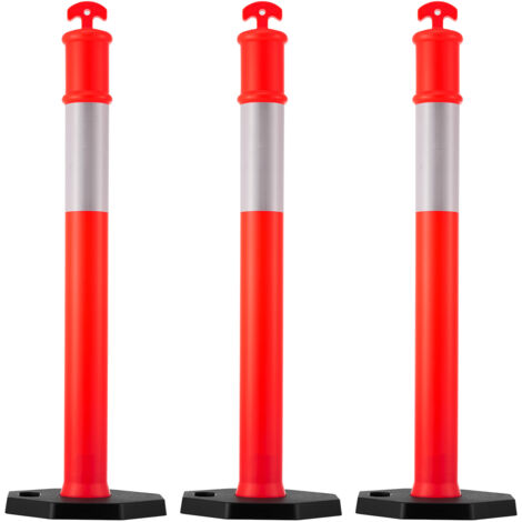Mophorn Verkehrsleitpfosten 3er-Set 114 Cm Mit Stabilem Sockel Und Reflektierenden Streifen Absperrpfosten Fur Baustellen Parkplatze Und Menschenmengensteuerung Grun 89680419 Mophorn Verkehrsleitpfosten 3er-Set 114 Cm Mit Stabilem Sockel Und Reflektierenden Streifen Absperrpfosten Fur Baustellen Parkplatze Und Menschenmengensteuerung Grun 89680419
