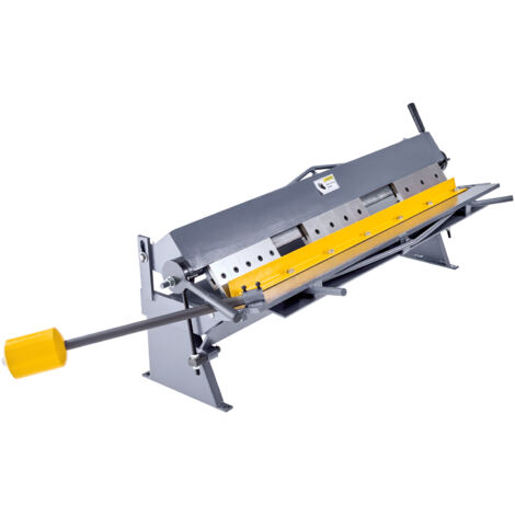 Mophorn Biegemaschine, 1220 mm Kantbank, 1,5-mm-Biegedicke für Weichstahl, einstellbarer Winkel von 0–135 Grad, Schwenkbiegemaschine mit 16 Fingern, ideal für präzise Blechbearbeitung
