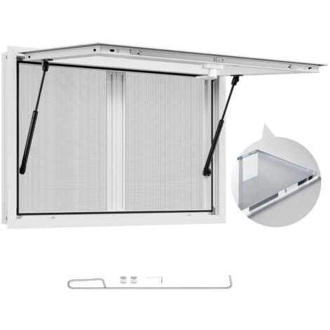 Mophorn Imbissfenster (915 x 610 mm Einbaumaß) mit robustem Aluminiumrahmen, Servierfenster für Anhänger mit 85°-Öffnungswinkel und zwei praktischen Schiebefenstern, ideal für Verkaufsstände (1/5)
