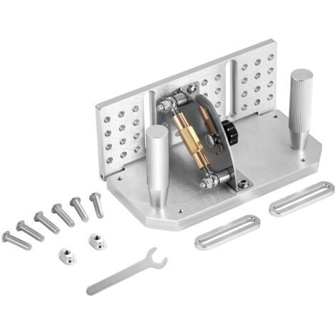 Mophorn Schärfvorrichtung für Bandschleifer aus Aluminiumlegierung, verstellbar von 85° bis 115°, mit zwei Griffen, geeignet für Messerschärfgeräte, Bandschleifer, und andere Schleifgeräte