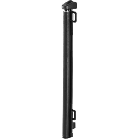 Mophorn Einziehbares Babygitter und Hundegitter,ausziehbar bis zu 143 cm Breite und 795 mm Höhe, Treppenschutzgitter mit Sicherheitsschloss, Schutzgitter aus Netzmaterial für Treppen, Flure,Schwarz (1/5)