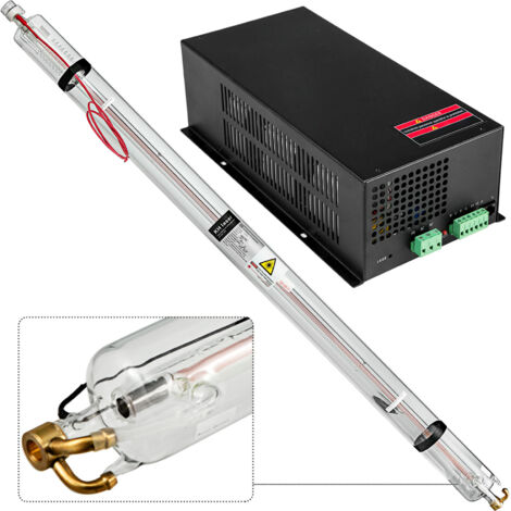 Mophorn 130-W-CO2-Laserröhre und Netzteil für Gravier- und ...
