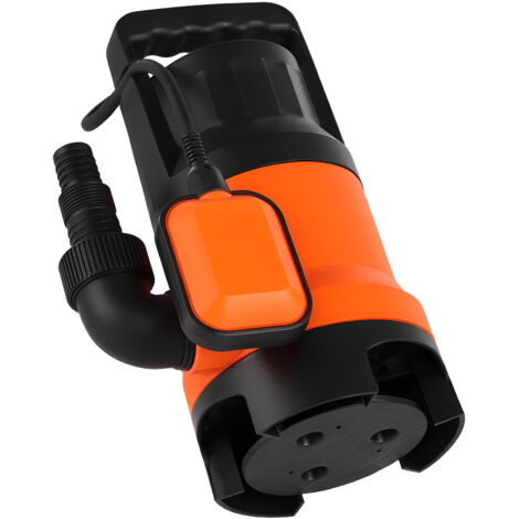 Mophorn 650W Tauchpumpe, 15000 l/h, PP-GF20 Schmutzwasserpumpe für Abwasser, Schmutzwasser und sauberes Wasser mit automatischem Schwimmerschalter, 8 m Förderhöhe, geeignet für Pools, Teiche