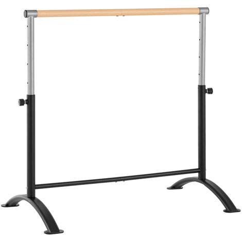Mophorn Freistehende Ballettstange, höhenverstellbar (5 Stufen / 715-1115 mm), Stretchstange aus Kohlenstoffstahl für Tanz, Balanceübungen und Entspannungstraining