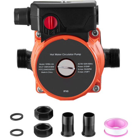 Prijzen VEVOR circulatiepomp met timer, 38 l/min. direct