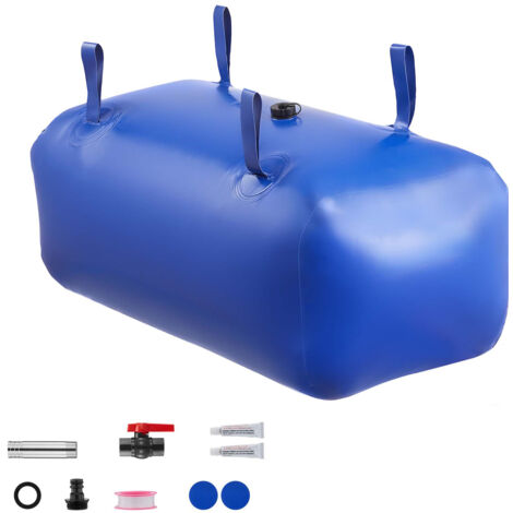 Mophorn Wasserspeicherblase 113 L, PVC-Wassertank, tragbarer und strapazierfähiger Wasserbehälter, auslaufsicherer Tank für Outdoor-Aktivitäten, Wohnmobile, LKW und Bewässerung