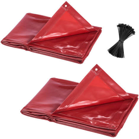 VEVOR Schweißvorhang 1740x2340 Mm – Flammhemmend Produktbild-Vorschau 4