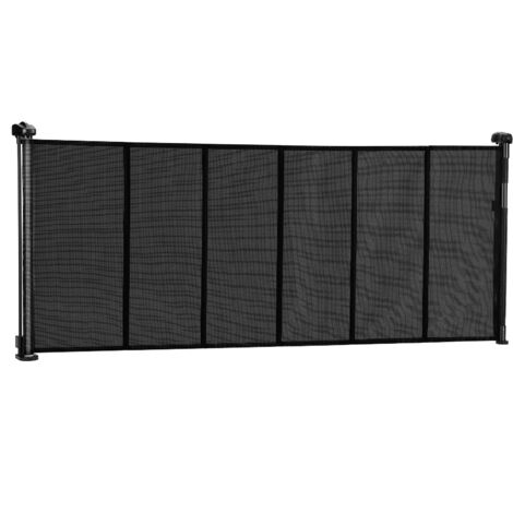 Mophorn Einziehbares Babygitter, 870mm hoch, ausziehbar bis zu1800mm breit, geeignet für Kinder und Haustiere, aus Netzmaterial, leicht zu montieren, ideal für Treppen, Türen, Flure und Spielbereiche